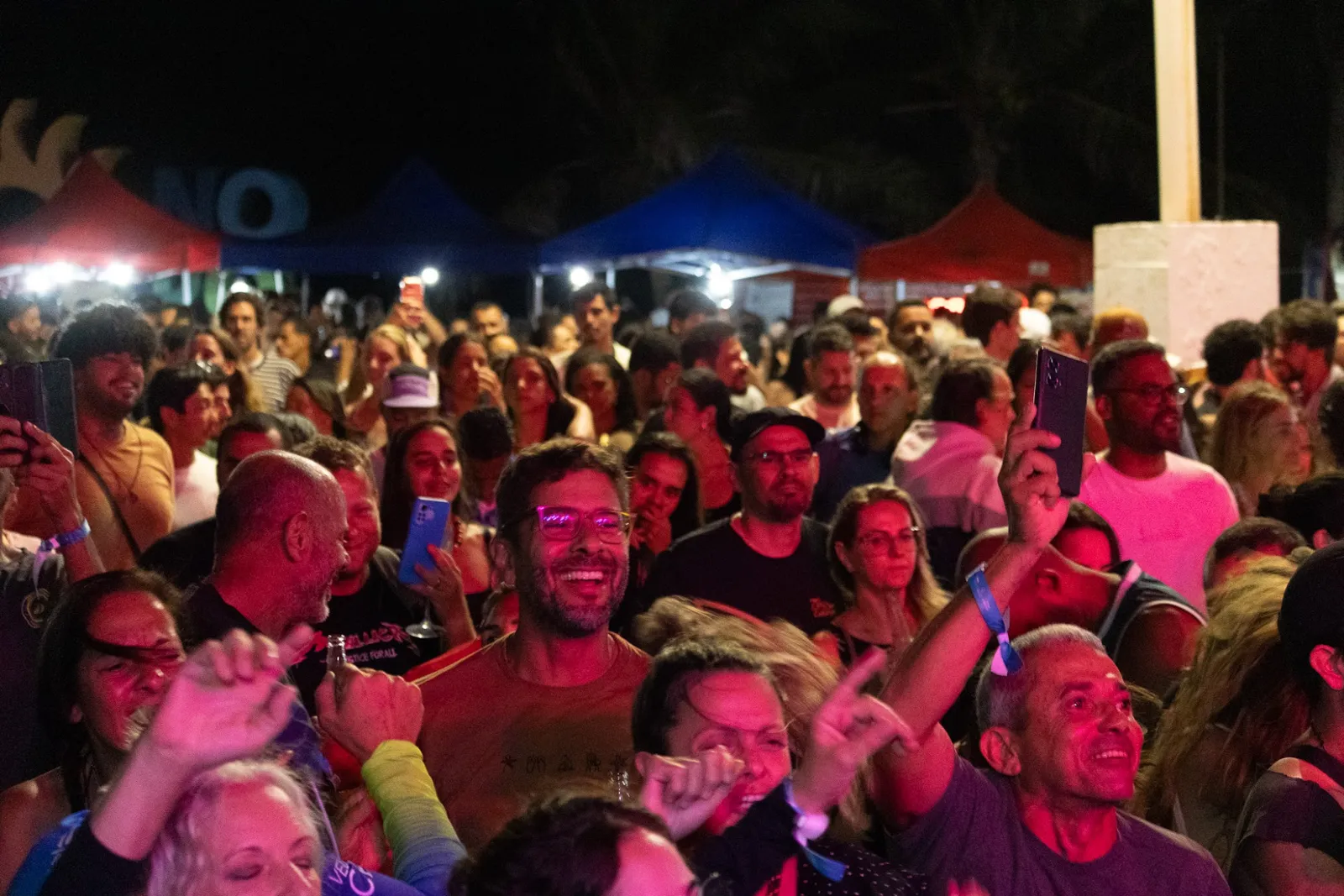 O público da festa
